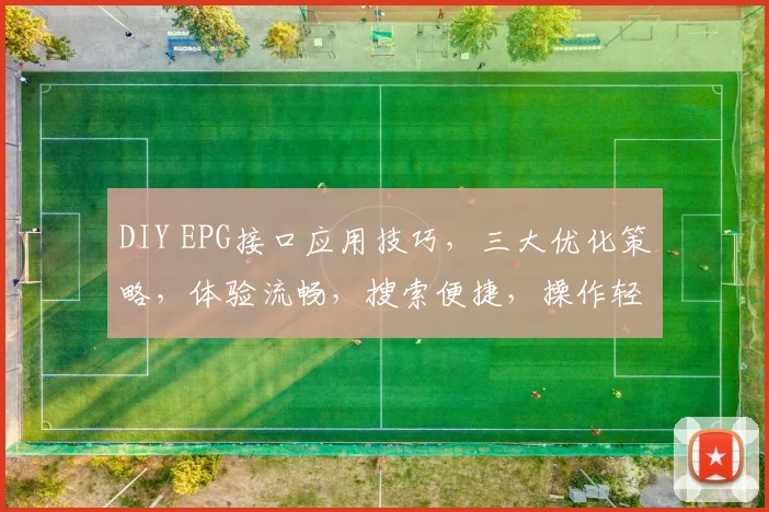DIY EPG接口应用技巧，三大优化策略，体验流畅，搜索便捷，操作轻松，必看指南